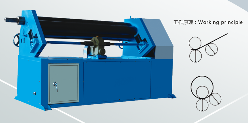 W11F三輥非對(duì)稱卷板機(jī)系列